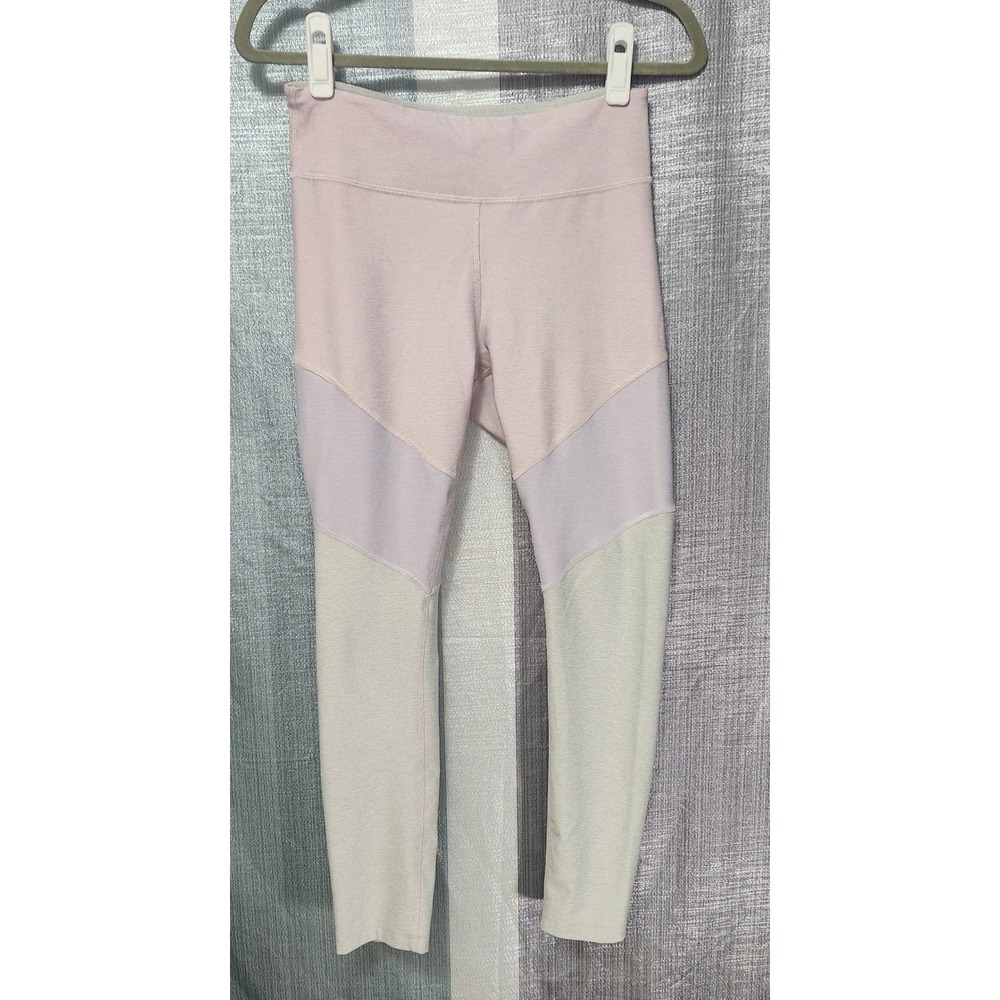 Outdoor Voices Pink Lavender Colorblock Springs Leggings Women M Yoga Gym Active